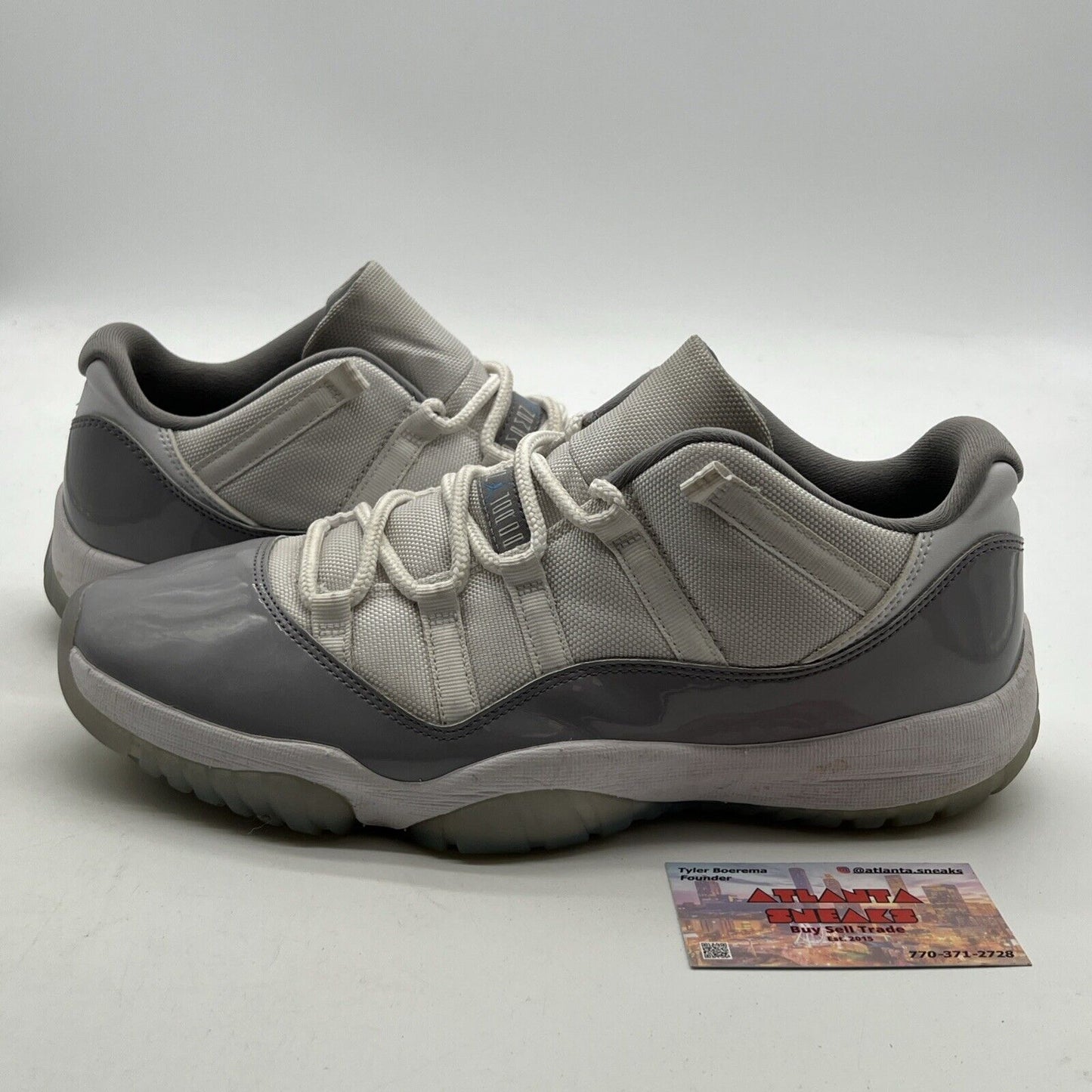 Size 11 - Air Jordan 11 Retro Low Cement Grey (AV2187-140)