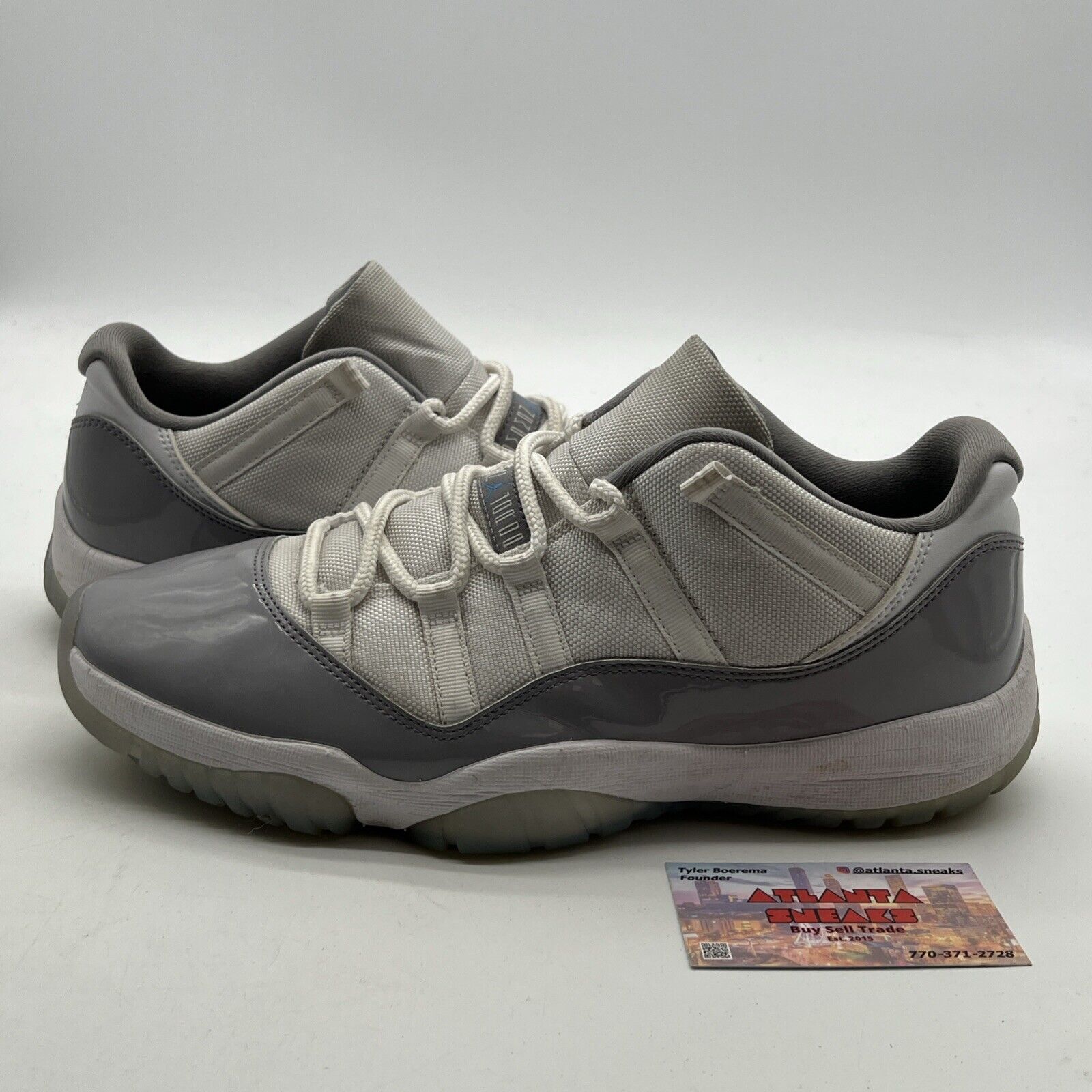 Size 11 - Air Jordan 11 Retro Low Cement Grey (AV2187-140)