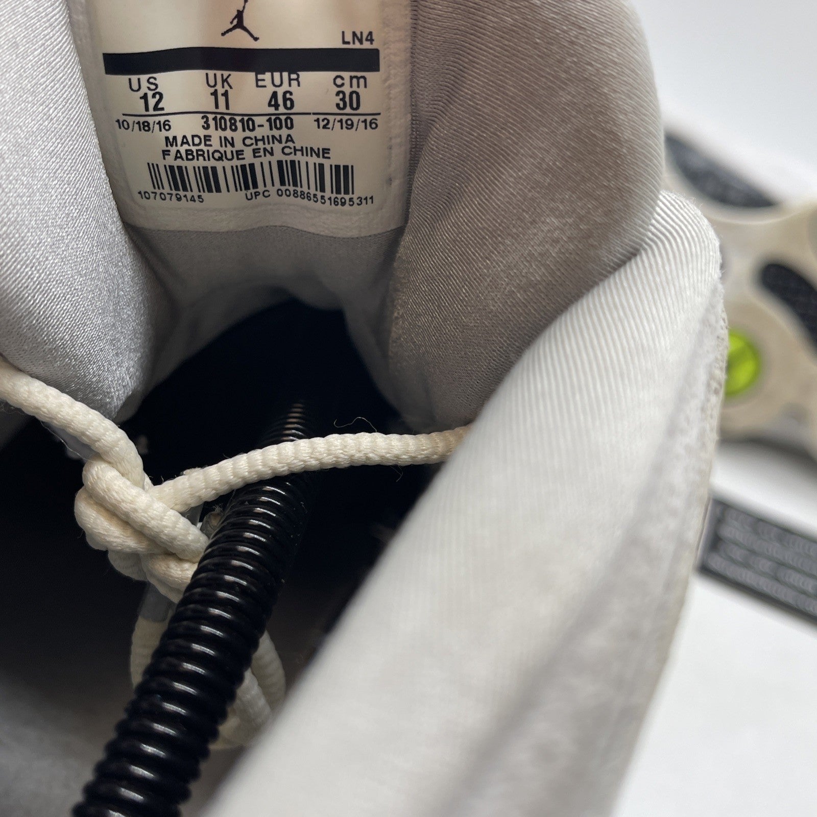 Size 12 - Air Jordan 13 Retro Low Pure Money (310810-100)