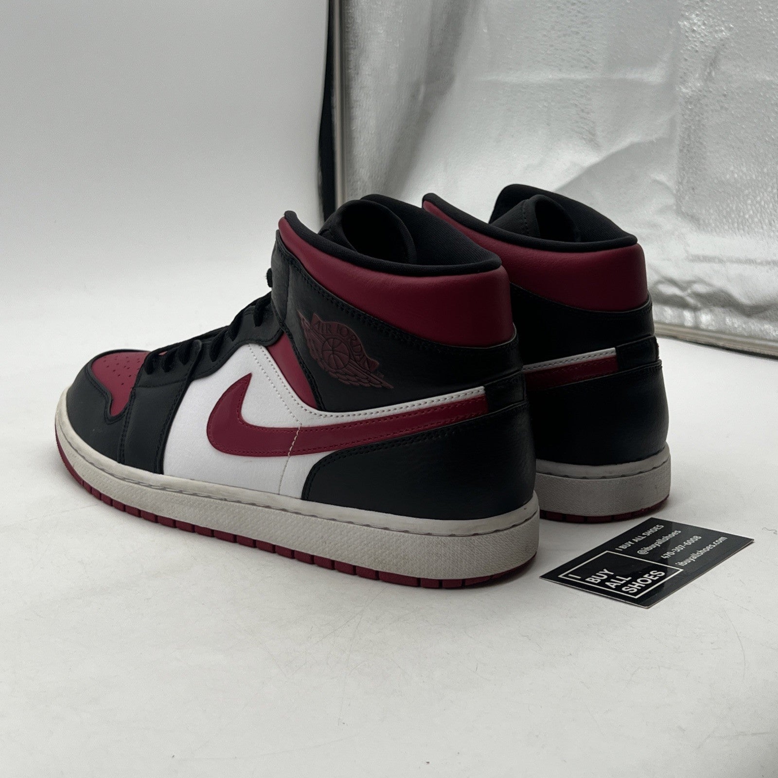 Size 11.5 - Air Jordan 1 Mid Noble Red (554724-066)