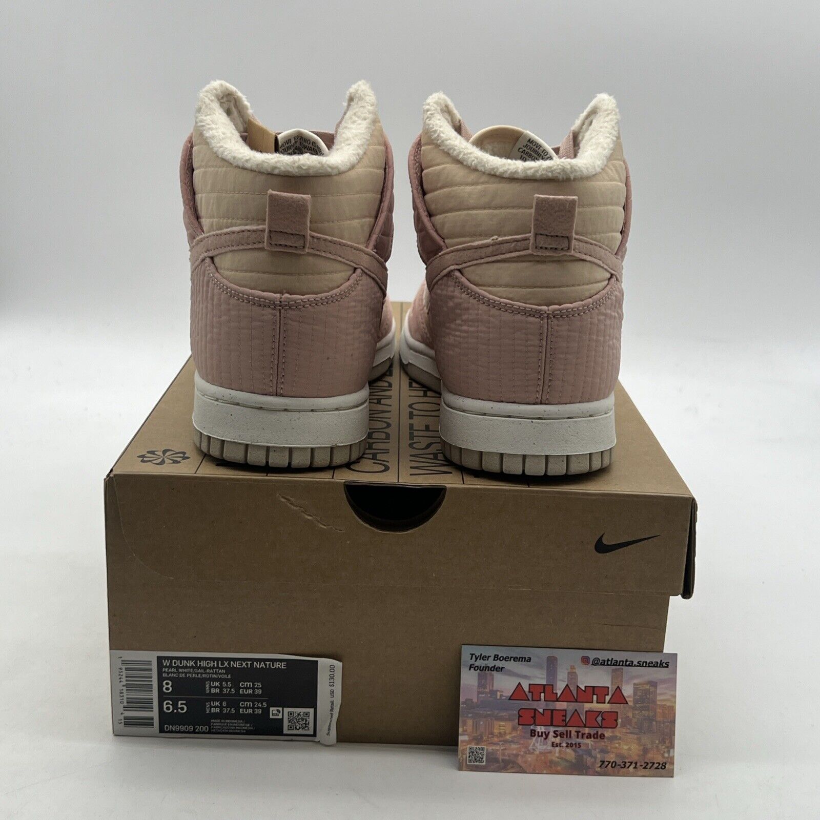 Size 8 - Nike Dunk LX Next Nature High Toasty - Pink Oxford W (DN9909-200)