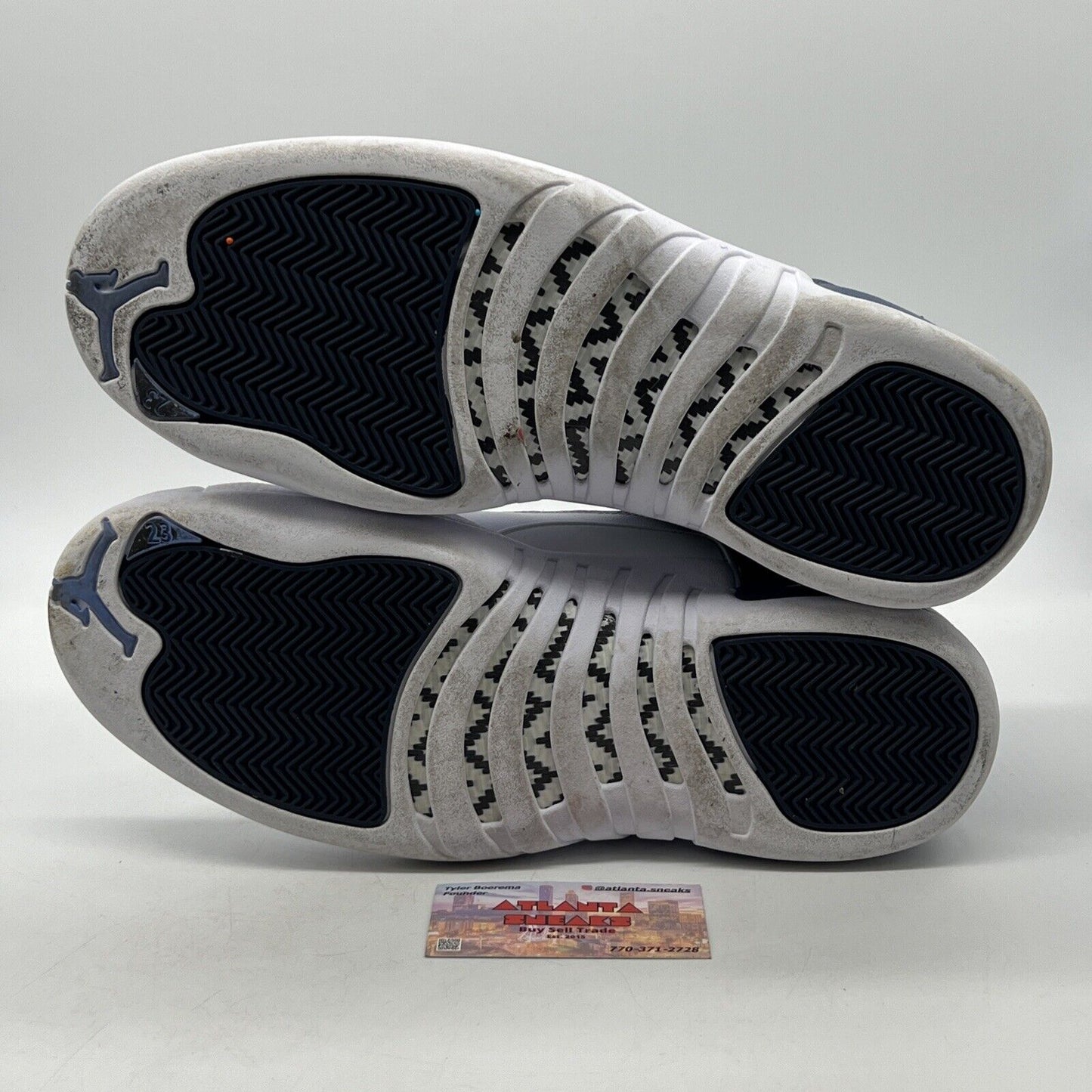 Size 13 - Jordan 12 Retro Indigo 2020 Navy White Leather (130690-404)