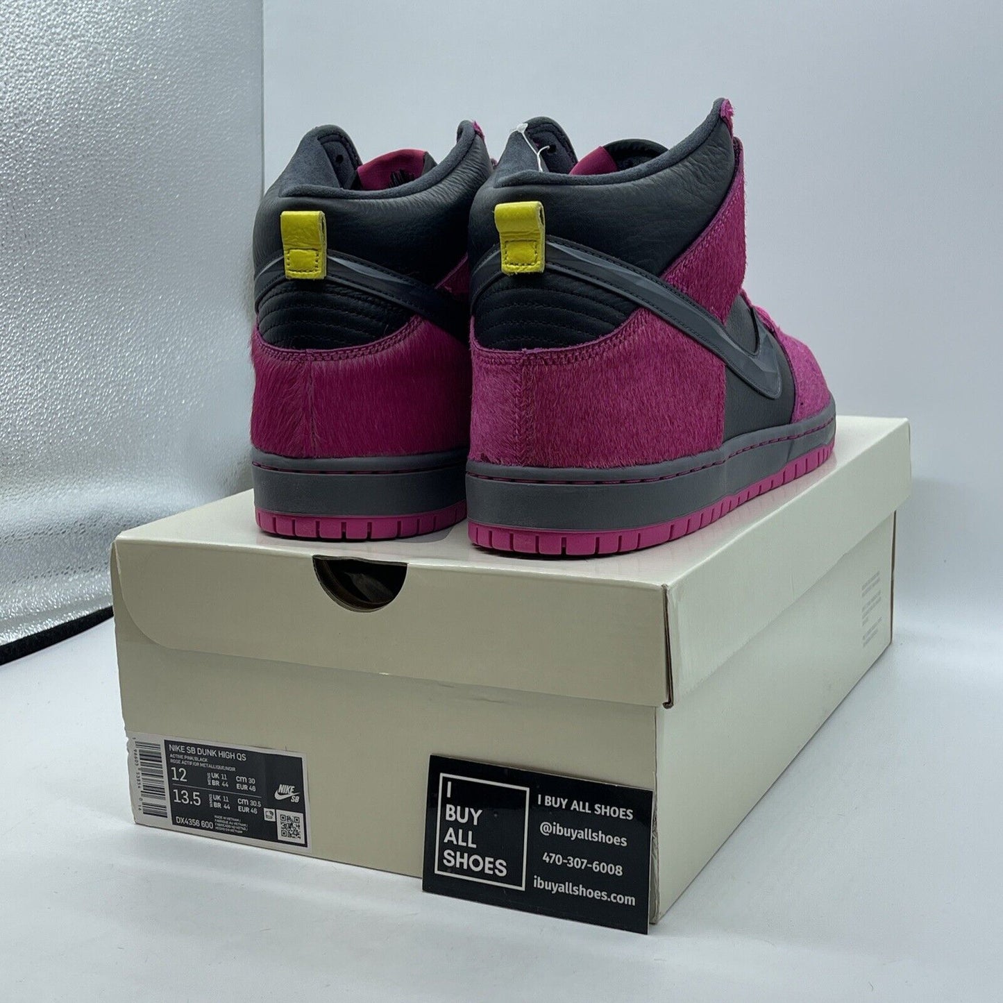 Size 12 - Nike Run The Jewels x Dunk SB High 4/20 Purple Black (DX4356-600)