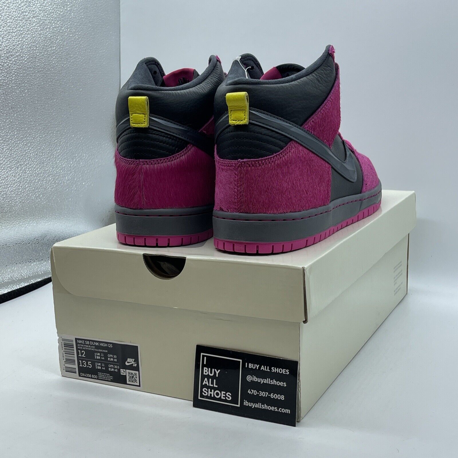 Size 12 - Nike Run The Jewels x Dunk SB High 4/20 Purple Black (DX4356-600)