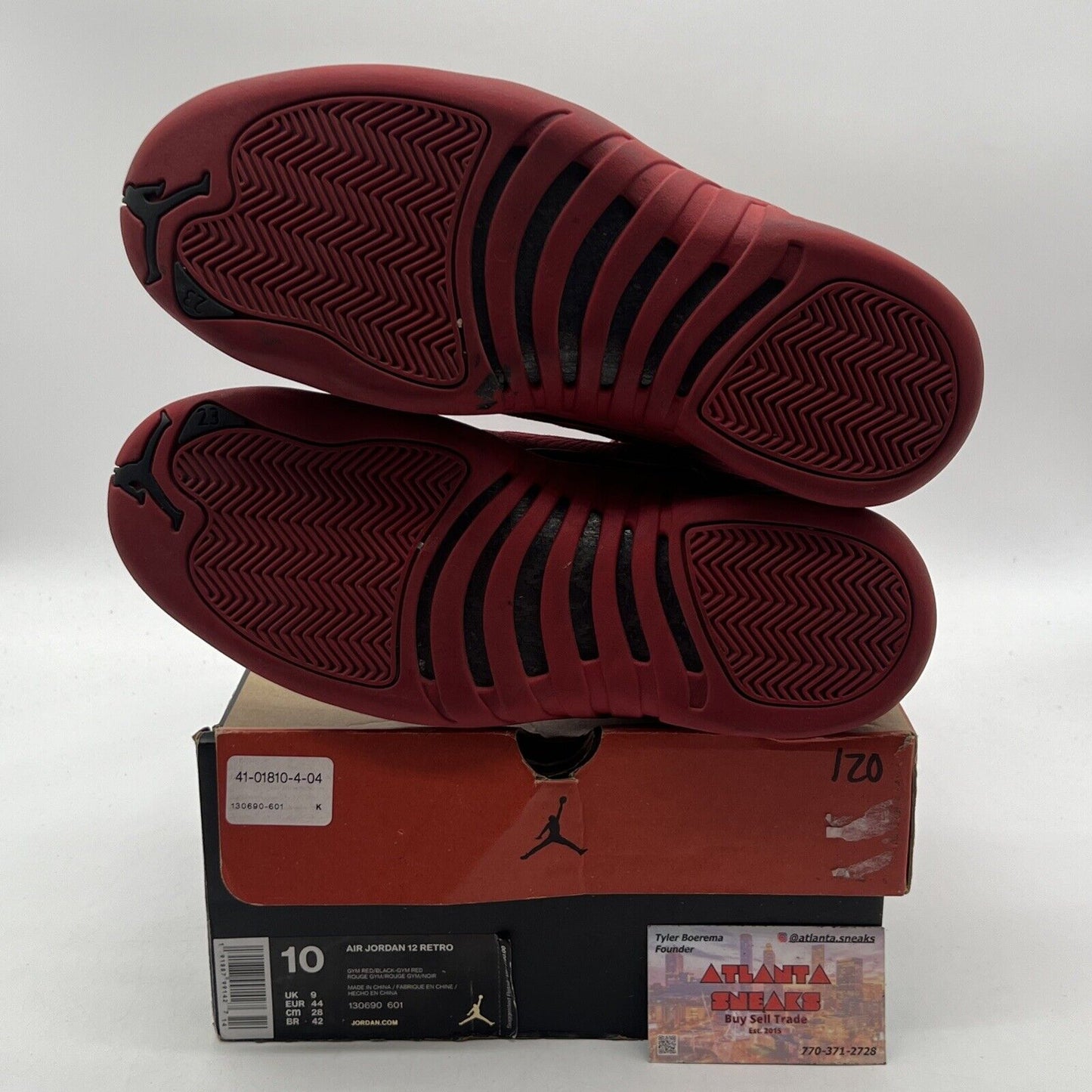 Size 10 - Air Jordan 12 Retro Gym Red Suede (130690-601)