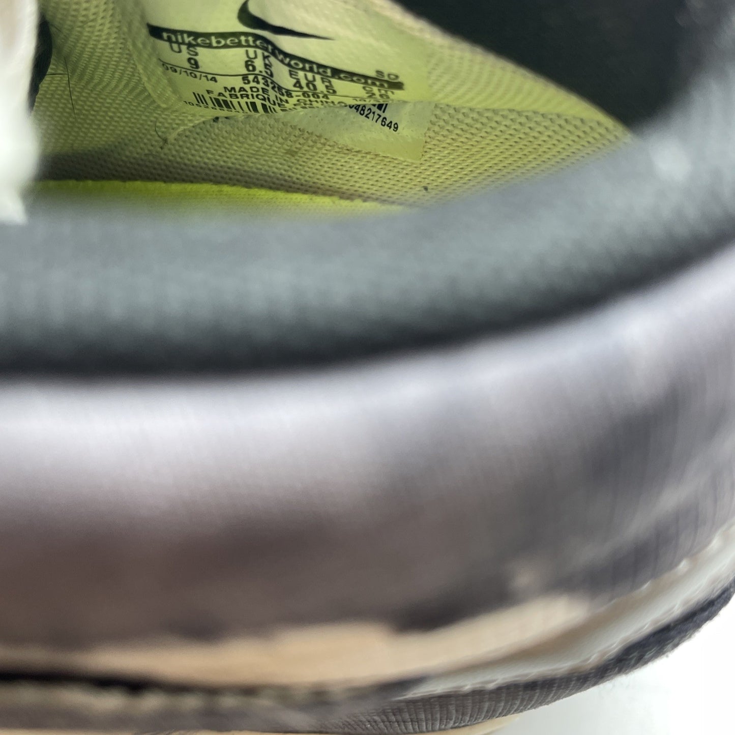 Size 9W - Nike Dunk Sky Print High Black White Silver Leather (543258-004)