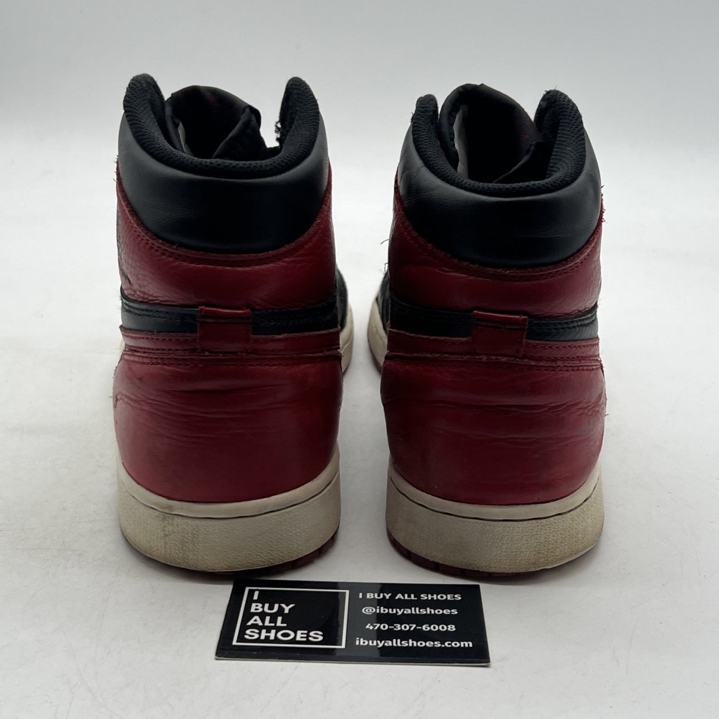 Size 12 - Air Jordan 1 Retro OG High Banned, Bred (555088-001)