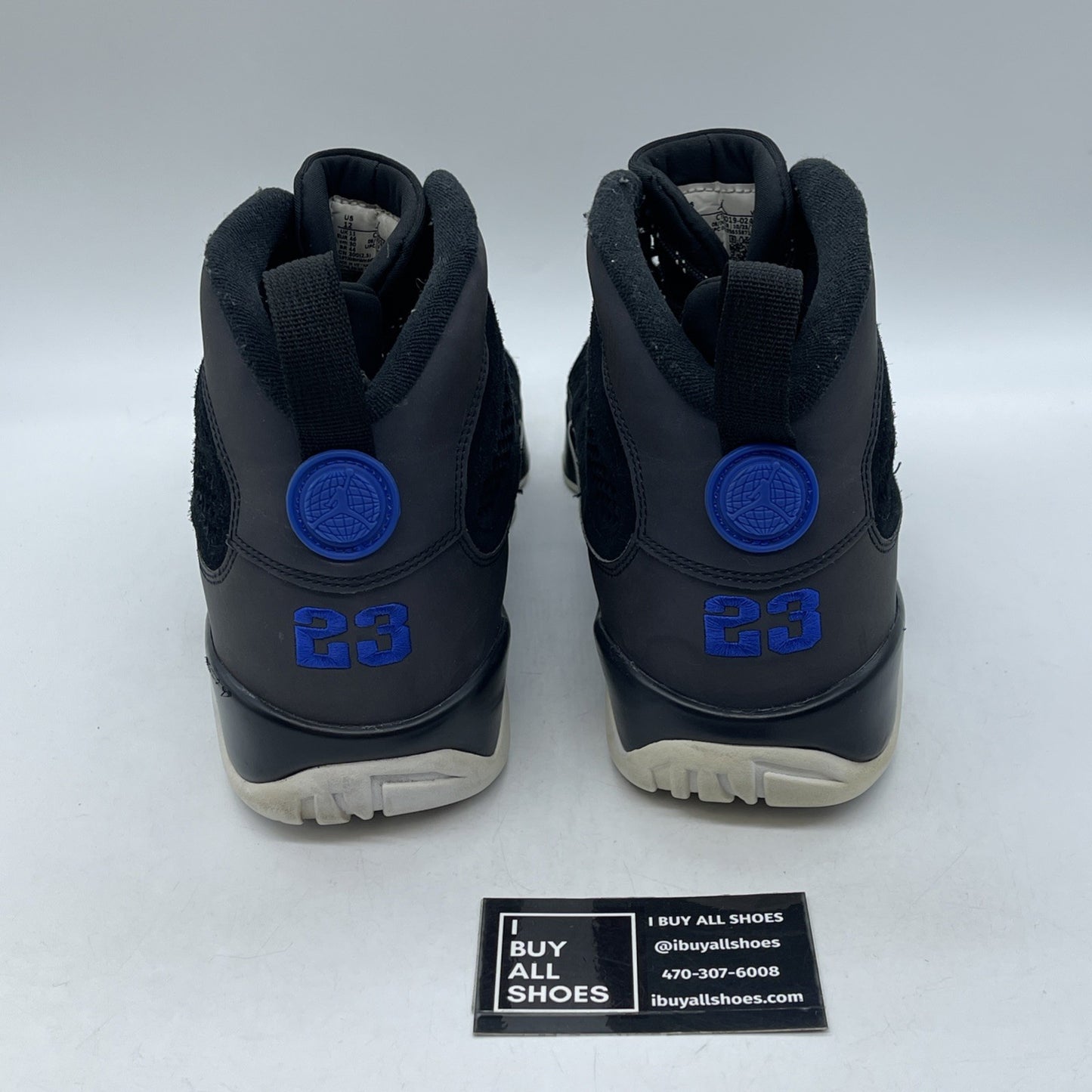 Size 12 - Air Jordan 9 Retro Racer Blue Grey Black Suede (CT8019-024)
