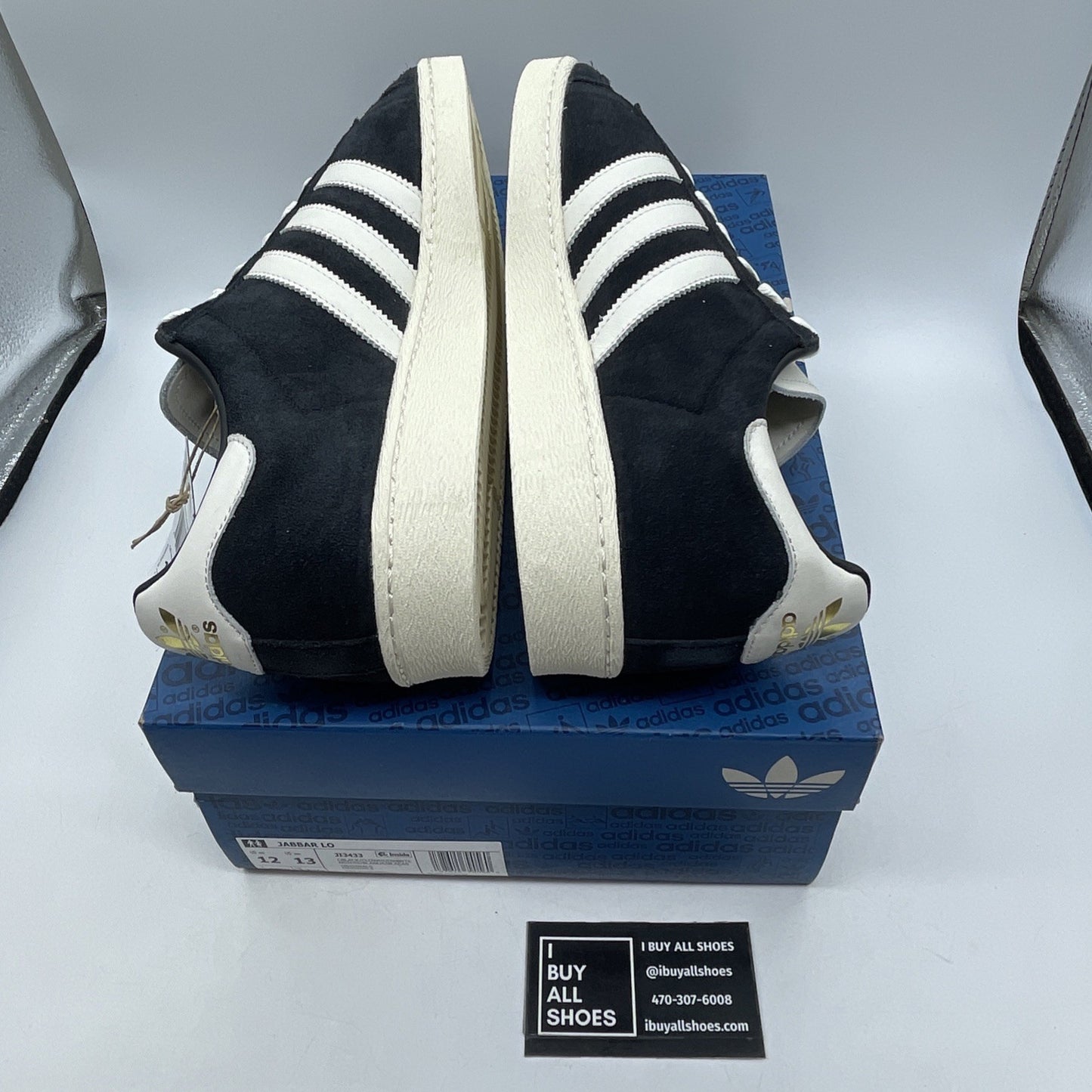 Size 12 - Adidas Jabbar Low Black White (JI3433)