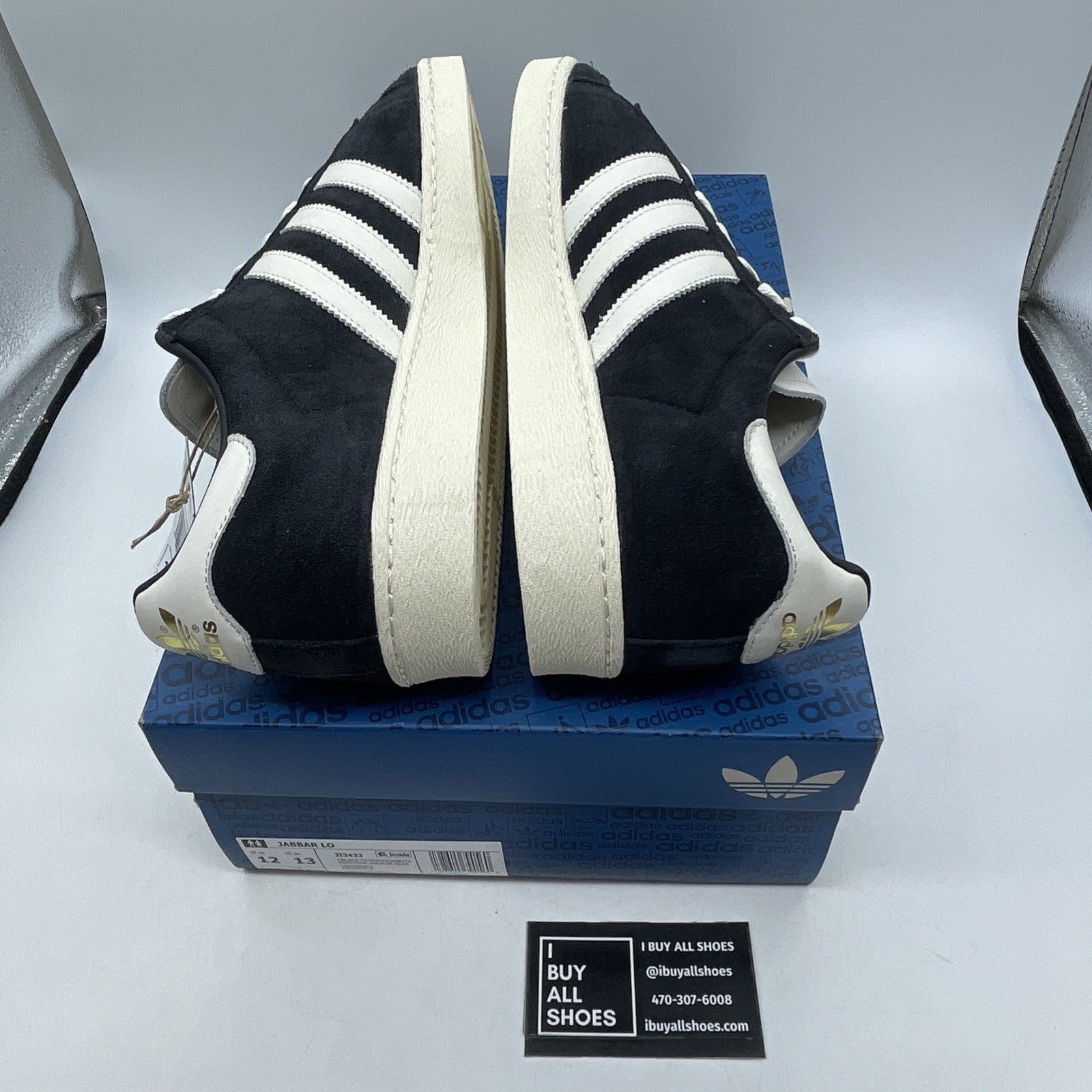 Size 12 - Adidas Jabbar Low Black White (JI3433)