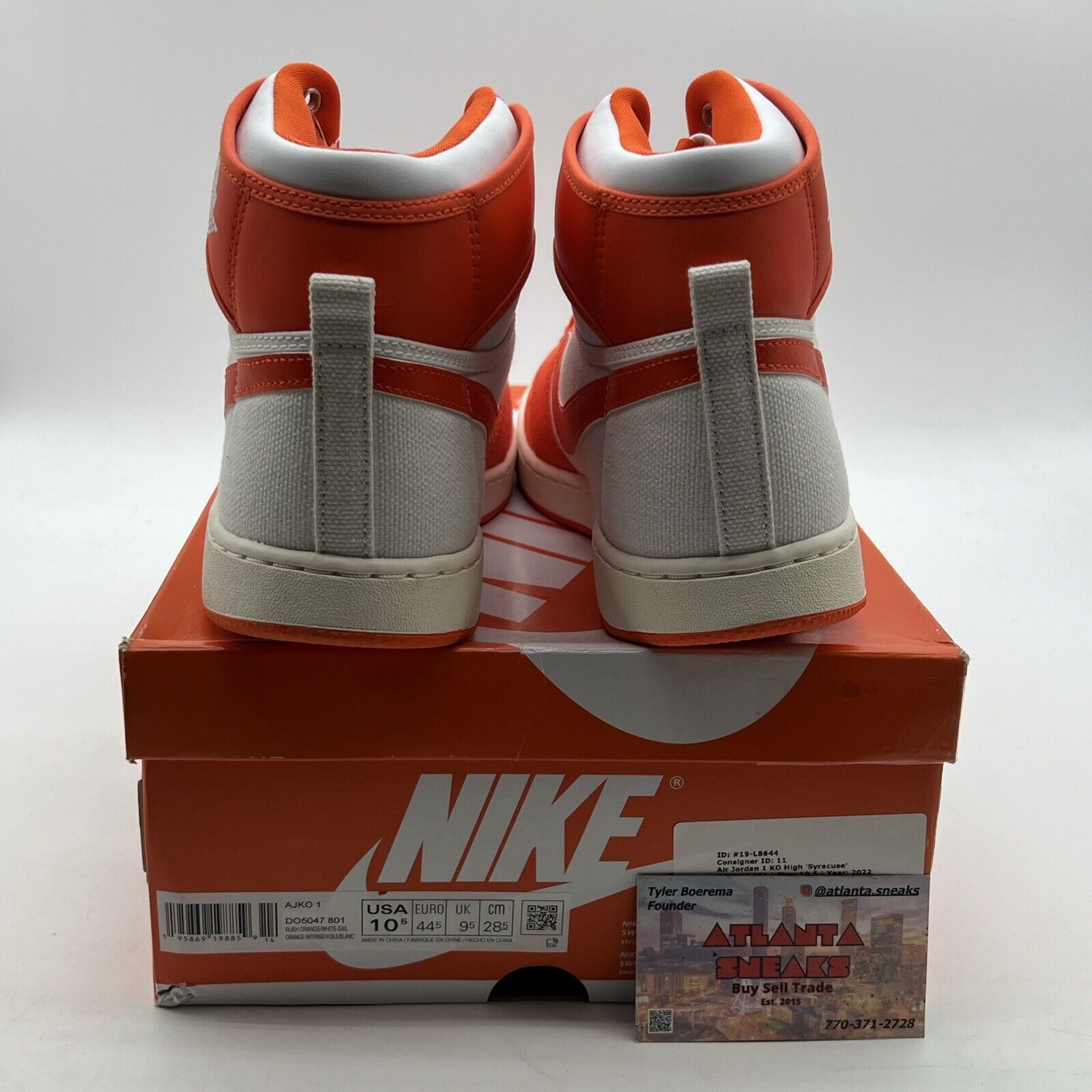 Size 10.5 - Air Jordan 1 KO High Syracuse (DO5047-801)