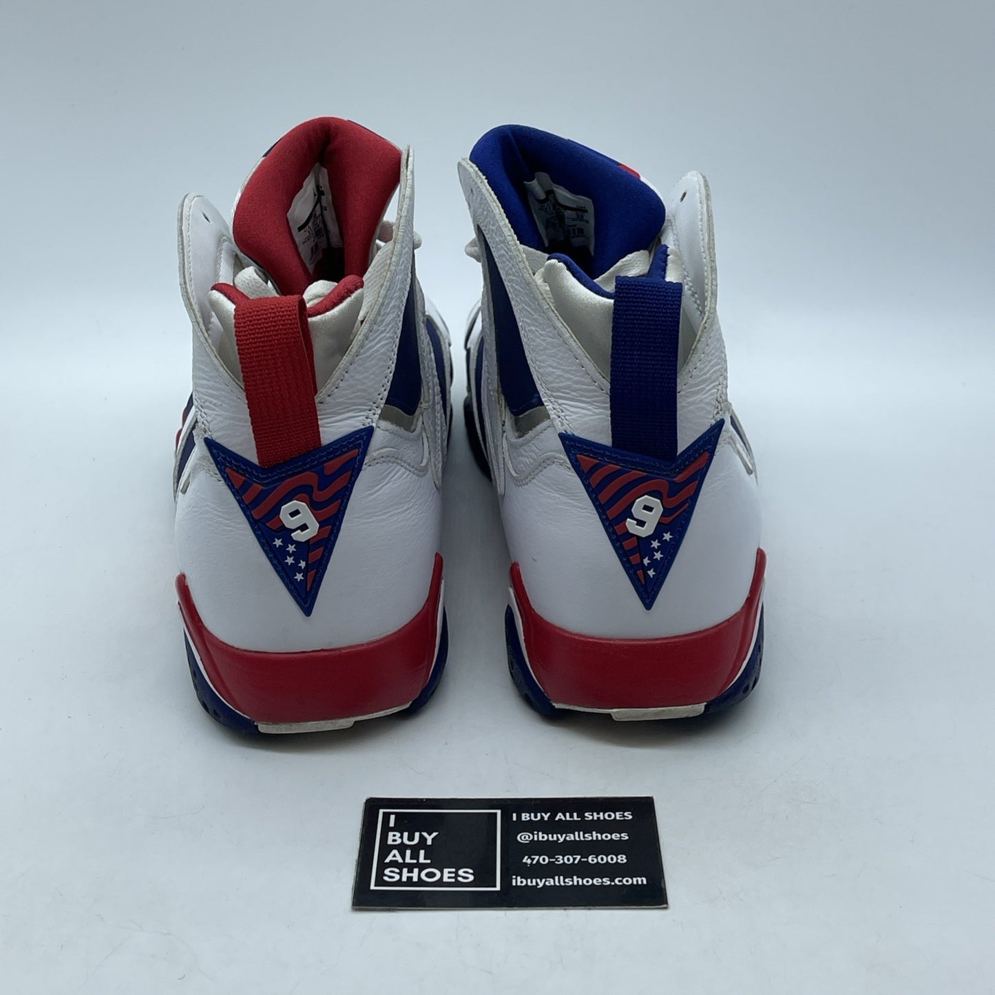 Size 11 - Air Jordan 7 Retro Tinker Alternate White Blue Leather (304775-123)