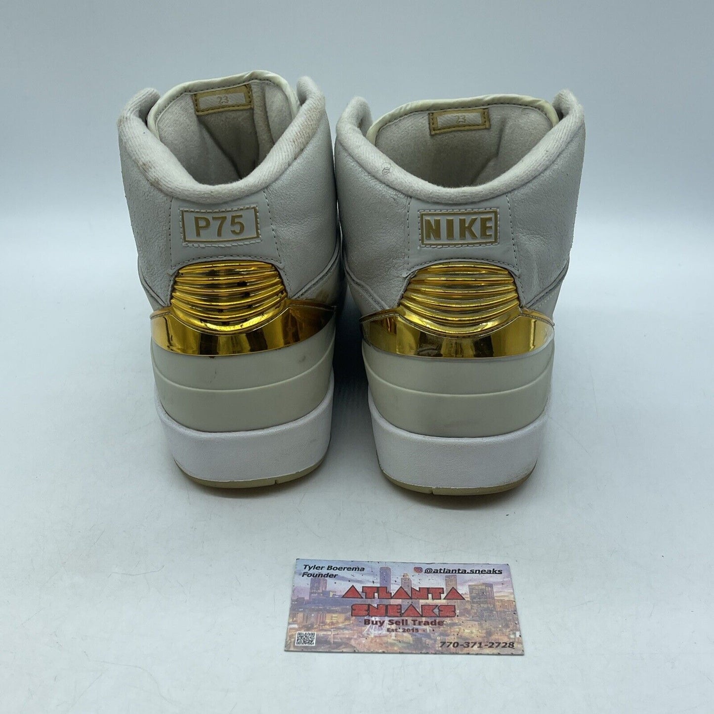 Size 11 - Air Jordan 2 Quai 54 Tan White GoldSuede Leather (866035-001)