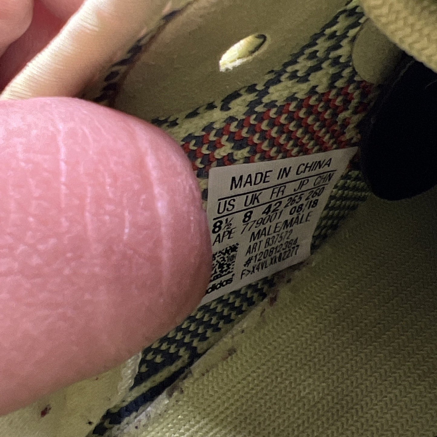 Size 8.5 - adidas Yeezy Boost 350 V2 Low Semi Frozen Yellow (B37572)