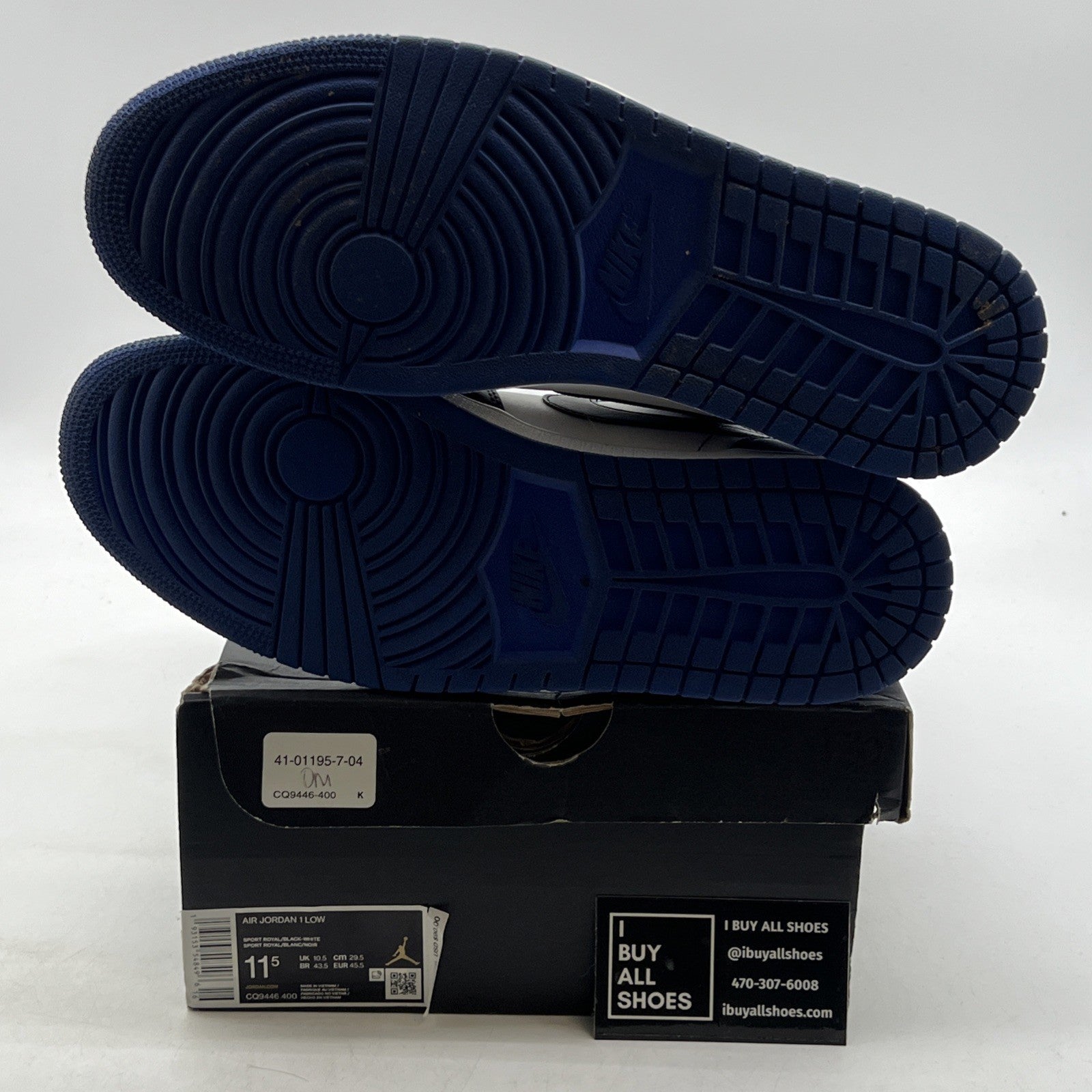 Size 11.5 - Air Jordan 1 Low Royal Toe (CQ9446-400)