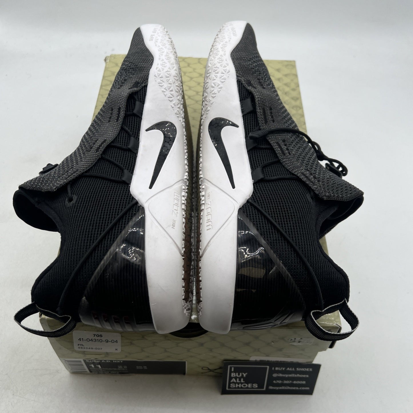 Size 11 - Nike Kobe A.D. NXT Black White (882049-007)
