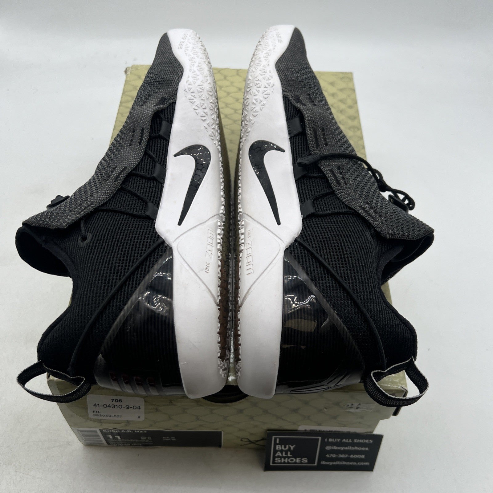 Size 11 - Nike Kobe A.D. NXT Black White (882049-007)