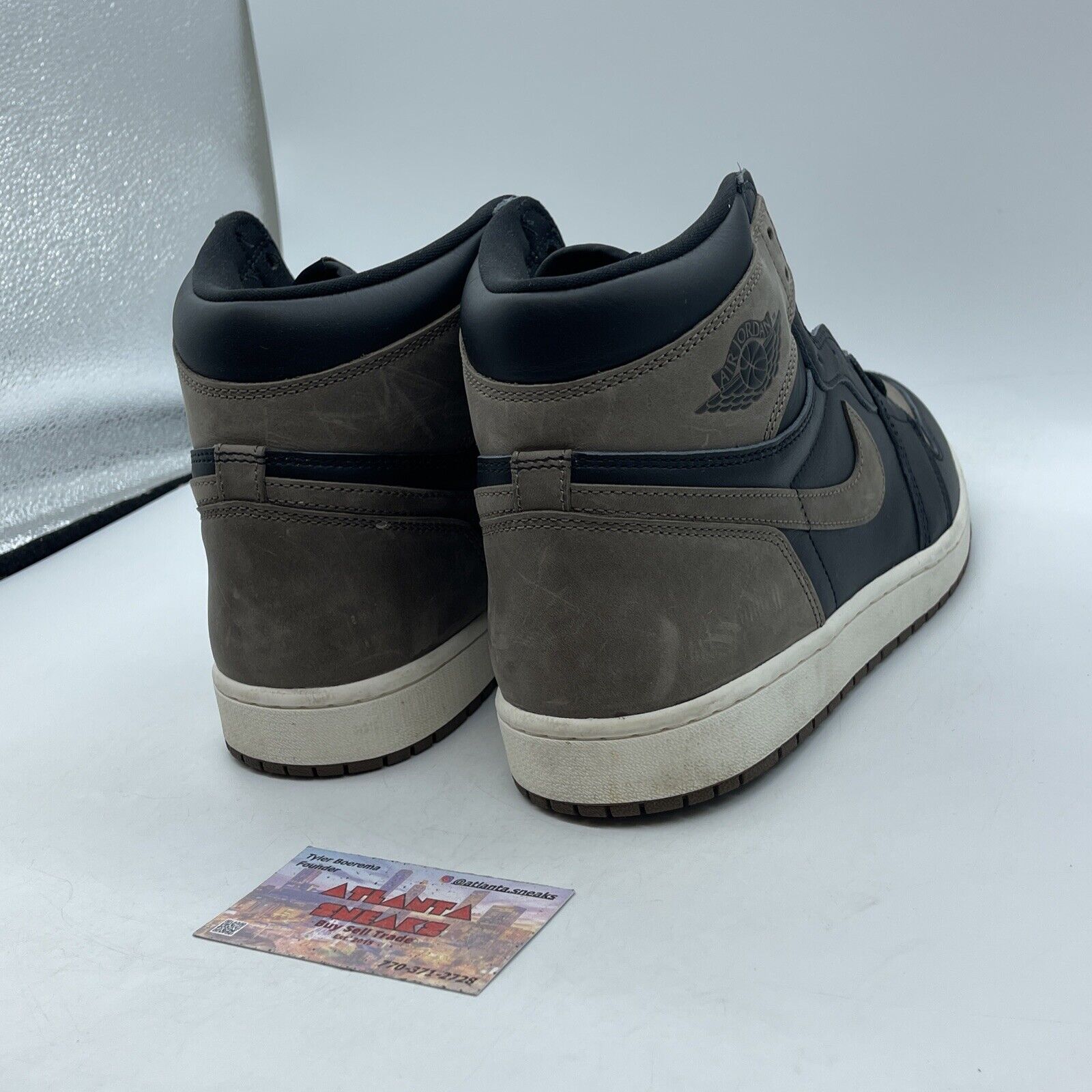 Size 12 - Jordan 1 Retro OG High Palomino Brown Suede Black Leather (DZ5485-020)