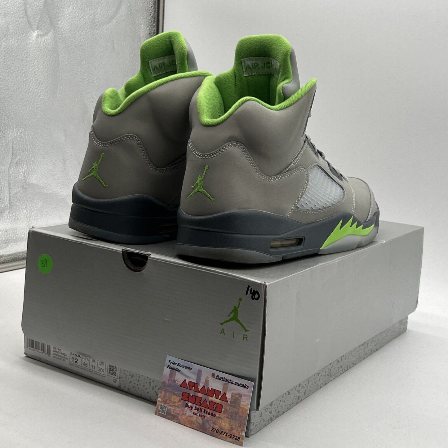 Size 12 - Jordan 5 Retro Green Bean Grey (DM9014-003)