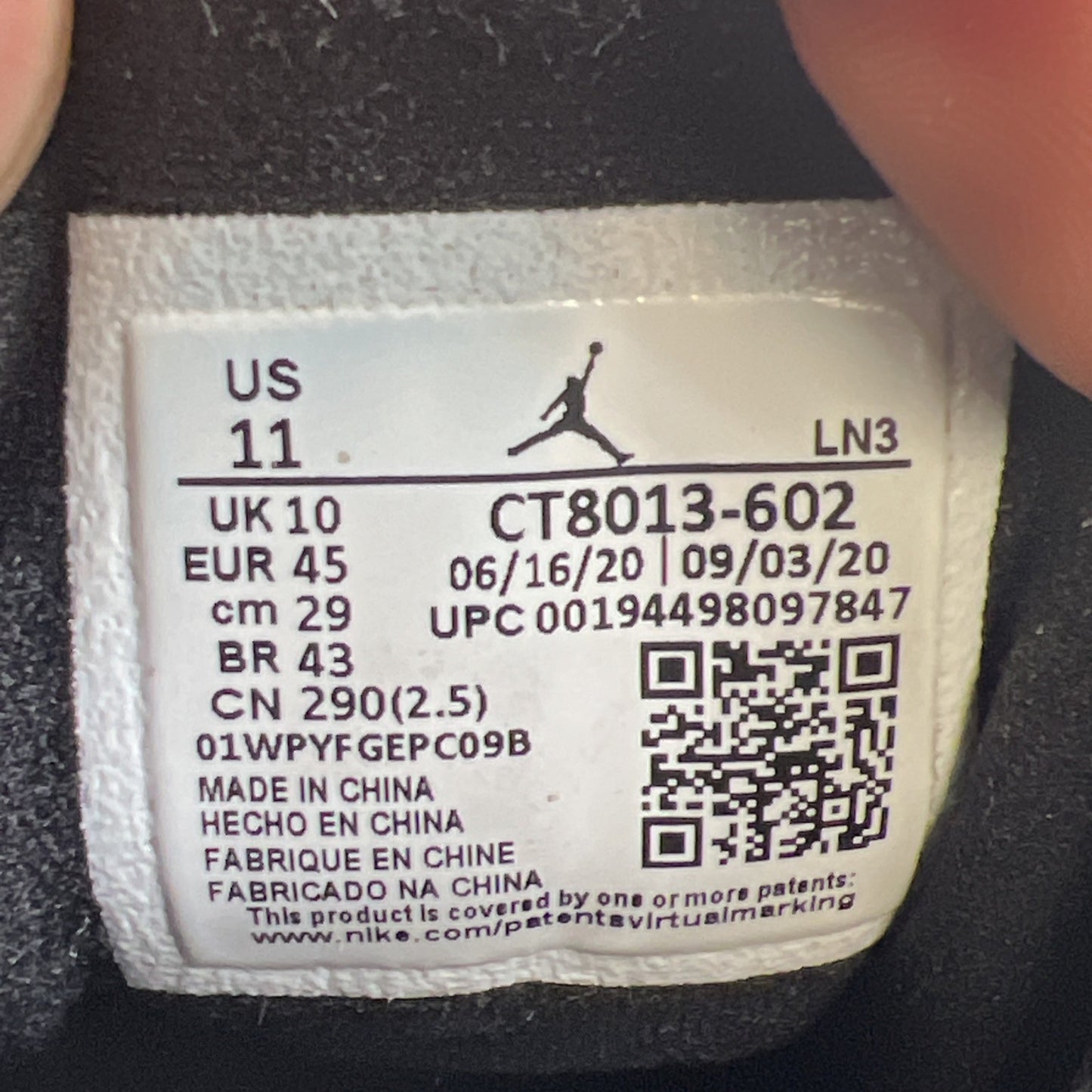 Size 11 - Air Jordan 12 Retro Reverse Flu Game 2020 (CT8013-602)