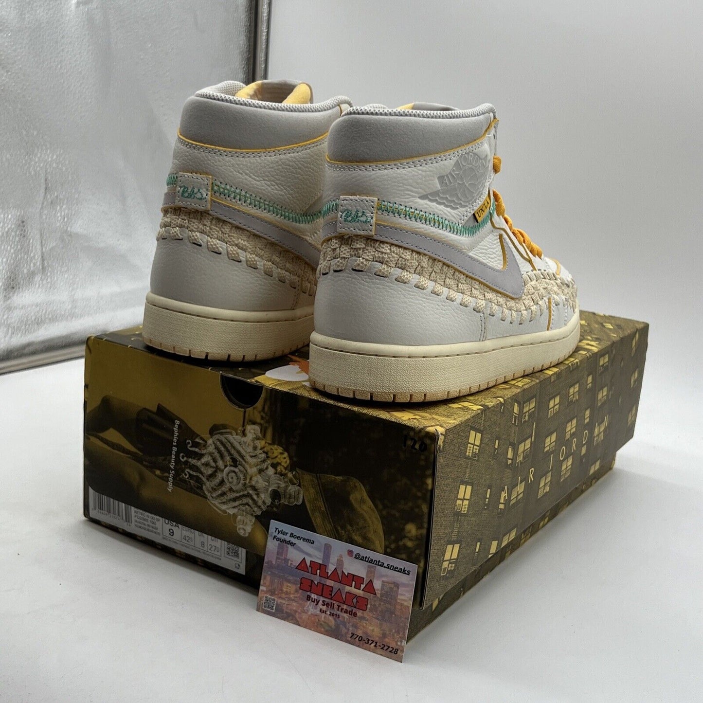 Size 9 - Union LA x Bephie's Beauty Supply x Air Jordan 1 Retro OG SP 'Summer of