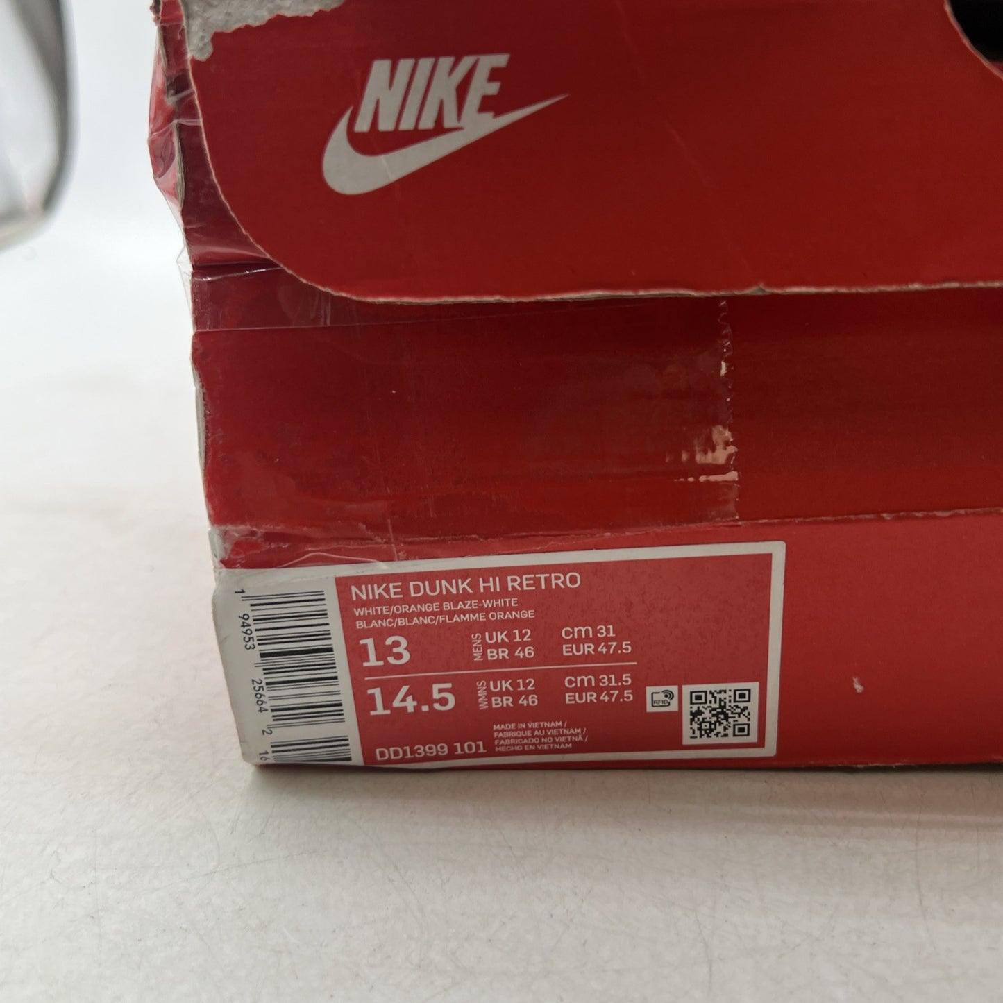 Size 13 - Nike Dunk SP 2021 High Syracuse (DD1399-101)