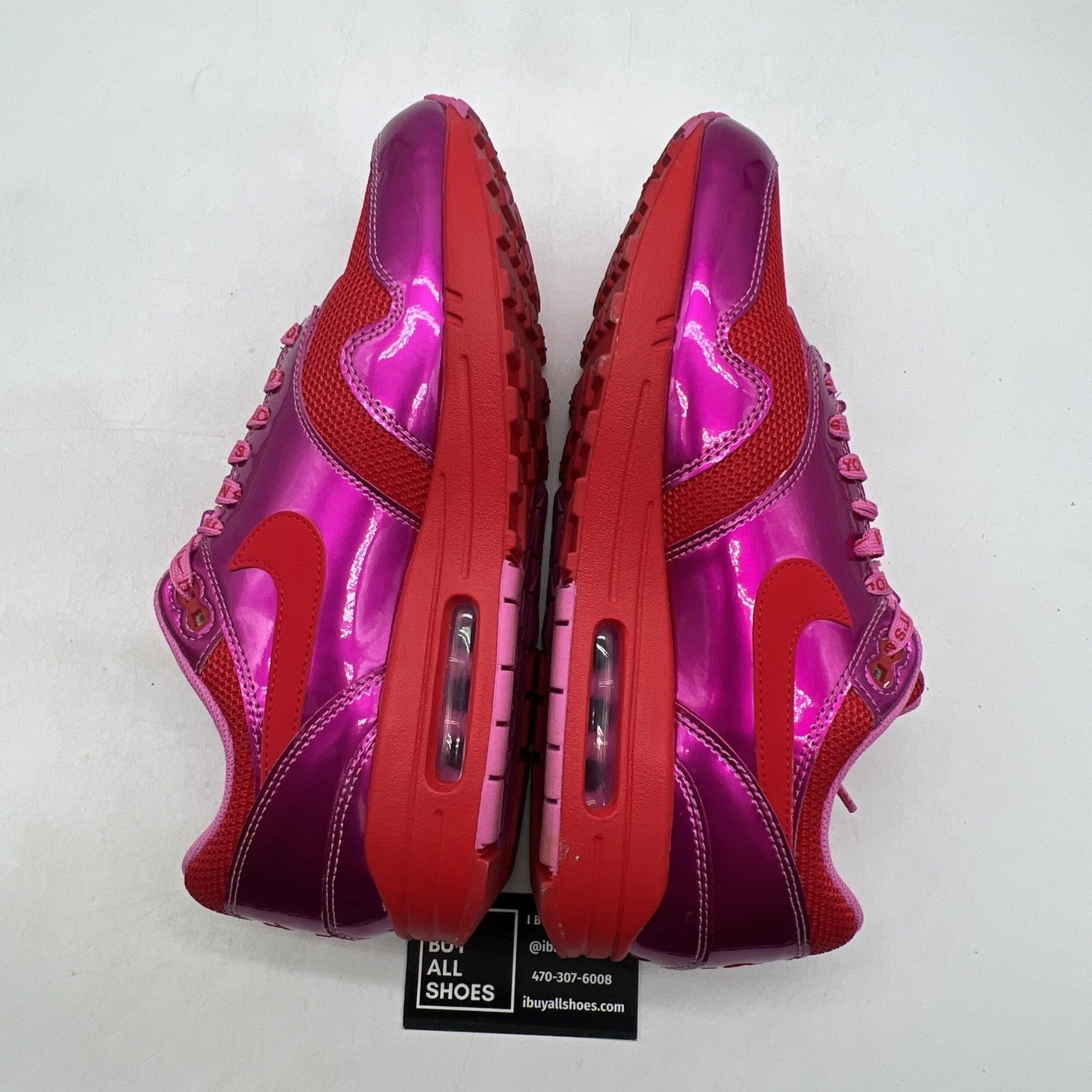 Size 10 - Nike Air Max 1 Premium Valentines Day Pack - Playful Pink (HV2301-600)
