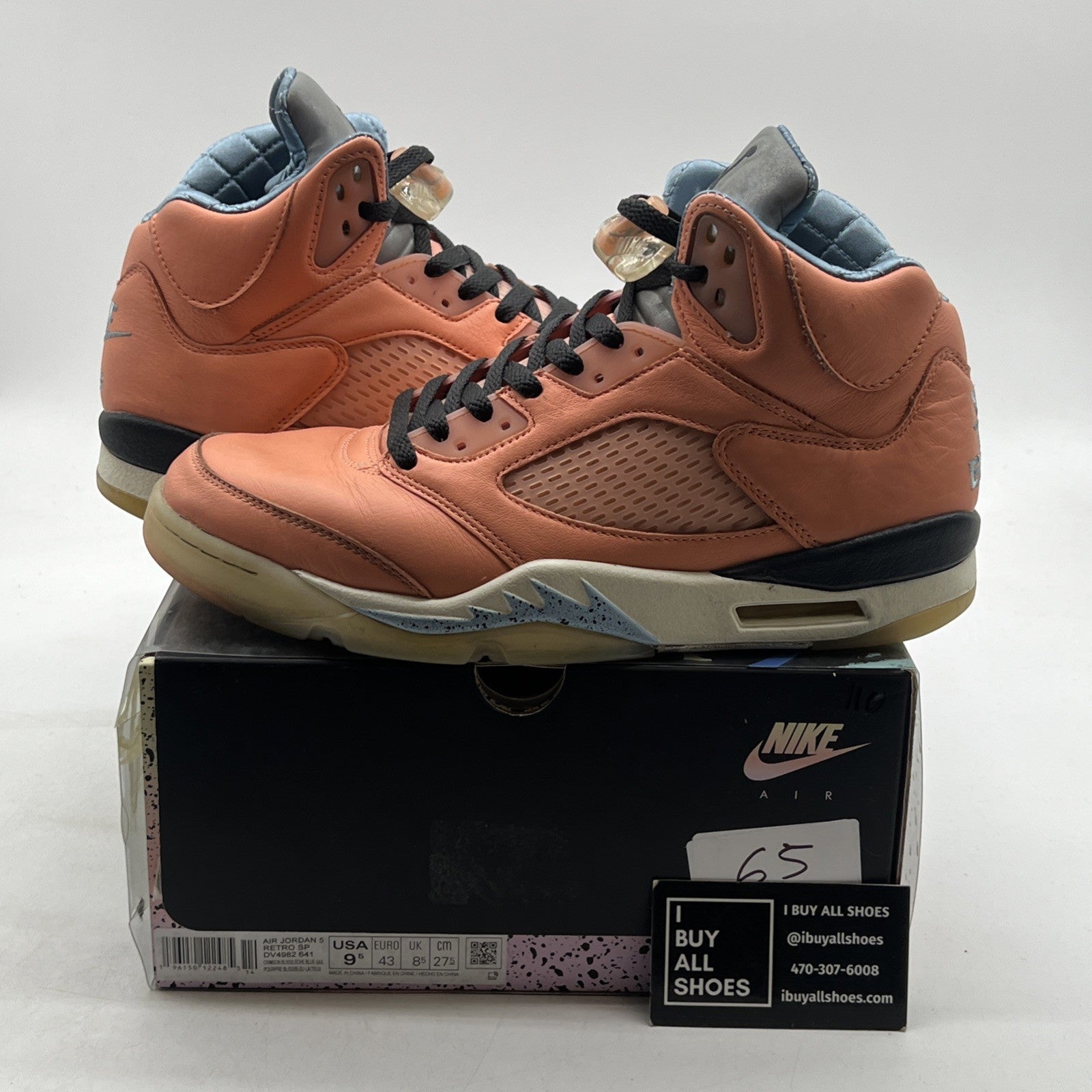 Size 9.5 - Jordan 5 Retro x DJ Khaled Mid We The Best Crimson Bliss (DV4982-641)
