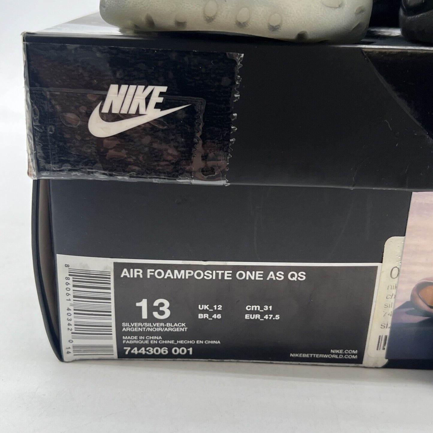 Size 13 - Nike Air Foamposite One QS All-Star - Chromeposite (744306-001)