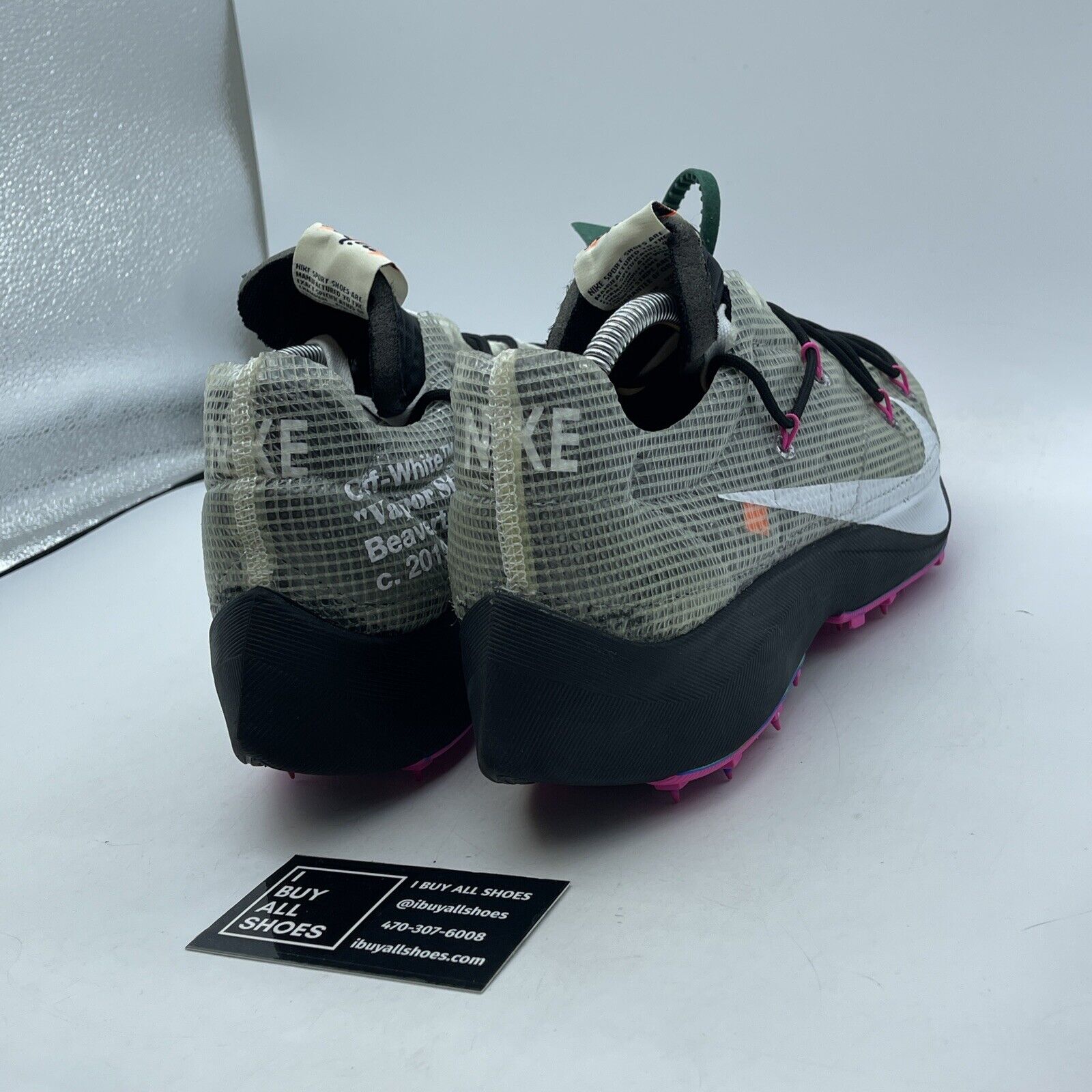 Size 11.5W - Nike Off-White x Vapor Street Laser Fuchsia White (CD8178-001)
