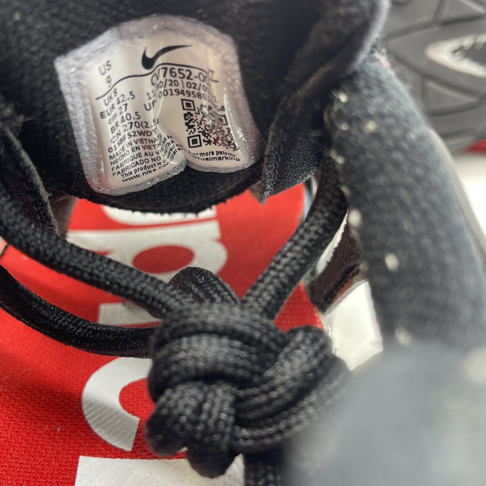 Size 9 - Nike Supreme x Air Max 96 Black Suede Leather (CV7652-002)