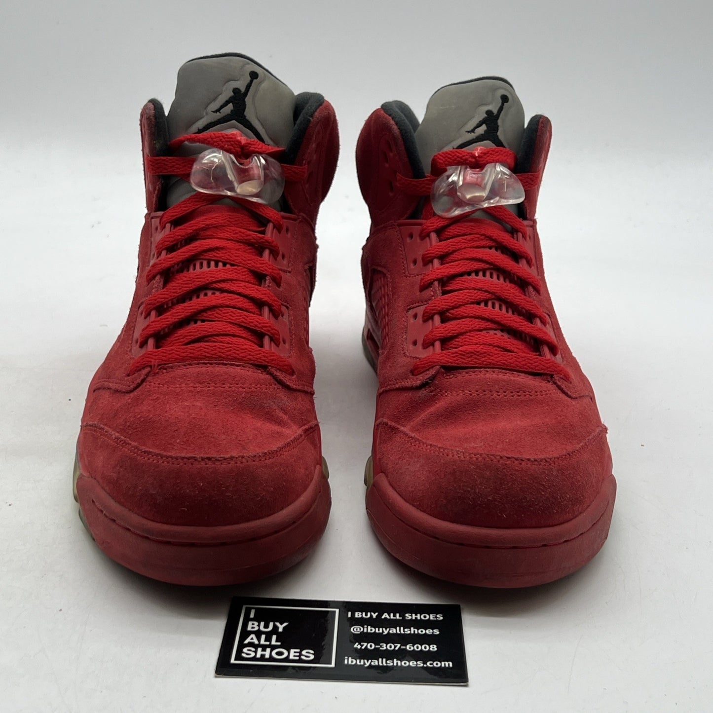 Size 11.5 - Air Jordan 5 Retro Red Suede (136027-602)