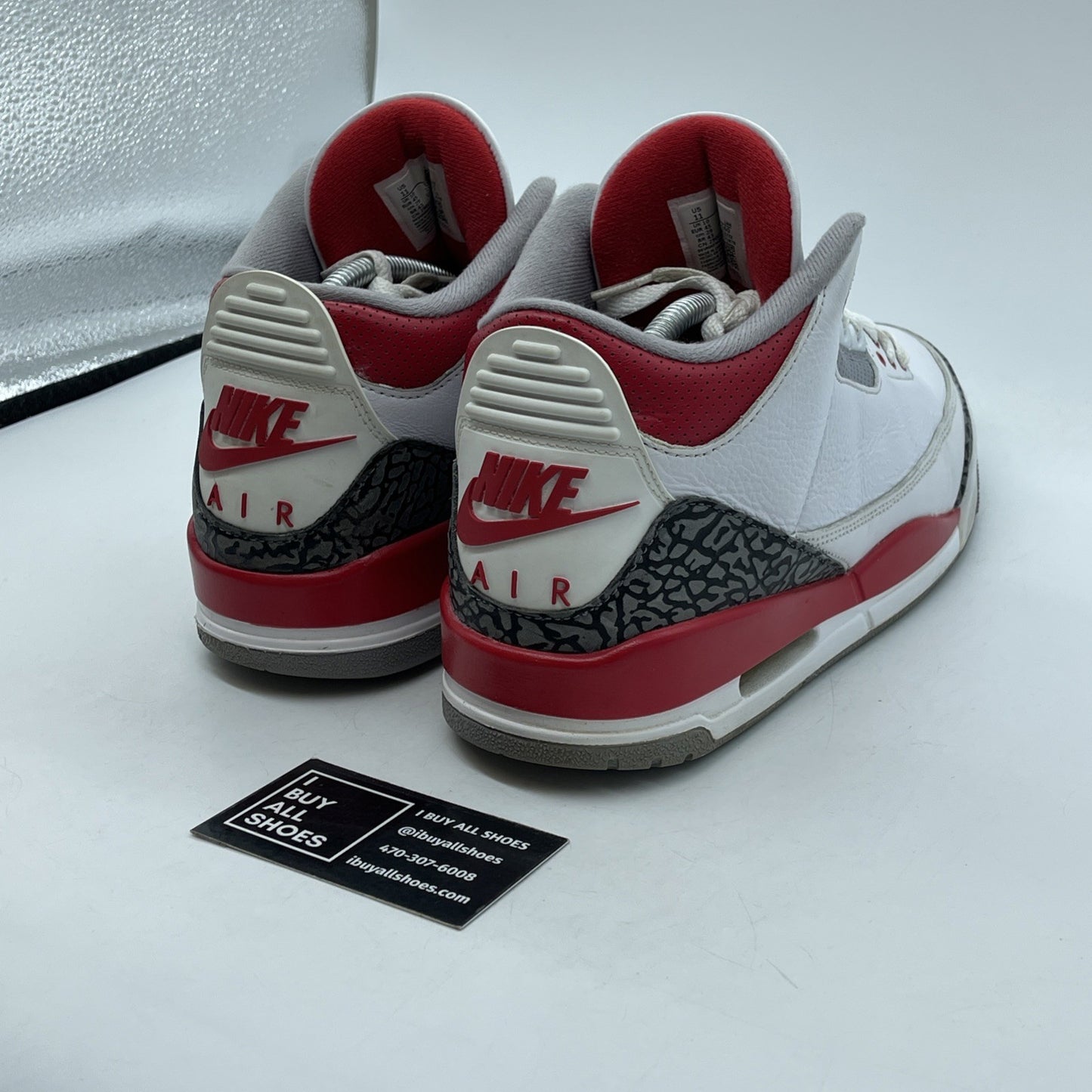 Size 11 - Jordan 3 Retro Mid Fire Red Grey White Suede Leather (DN3707-160)