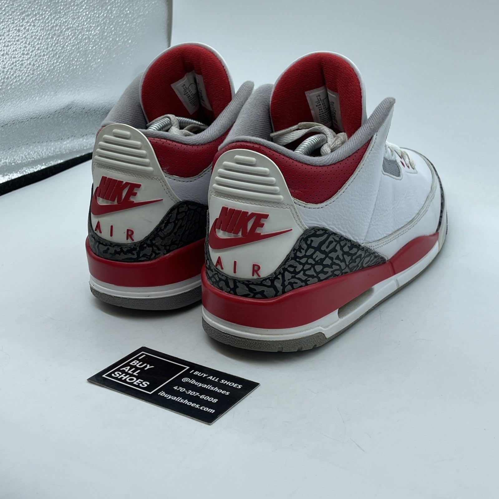 Size 11 - Jordan 3 Retro Mid Fire Red Grey White Suede Leather (DN3707-160)