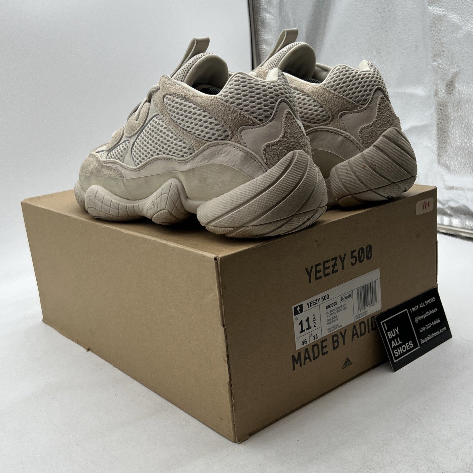Size 11.5 - adidas Yeezy 500 Blush (DB2908)