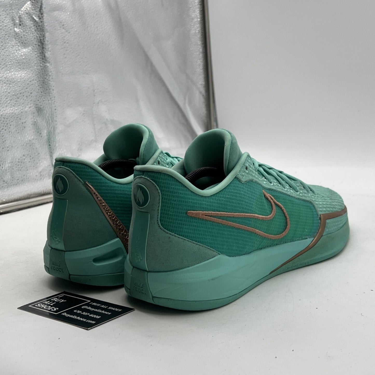 Size 12.5W - Nike By You Sabrina 2.0 Teal (FJ4036 900)