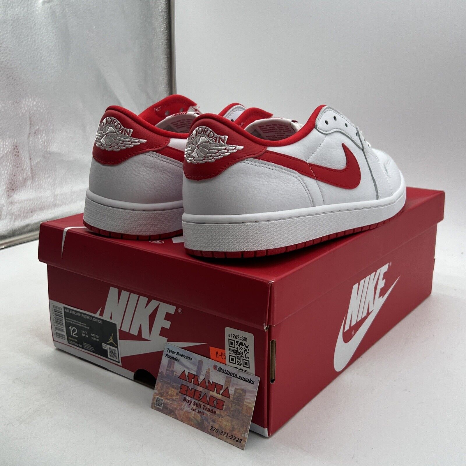 Size 12 - Air Jordan 1 Retro OG Low University Red