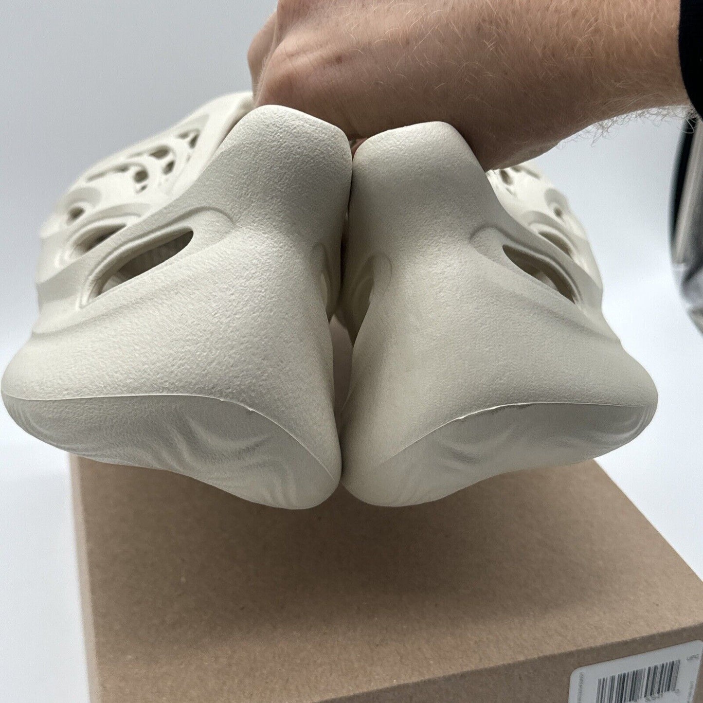 Size 12 - Yeezy Foam RNNR Sand Light Bone White Comfy Slip On Sneaker Sandal OG