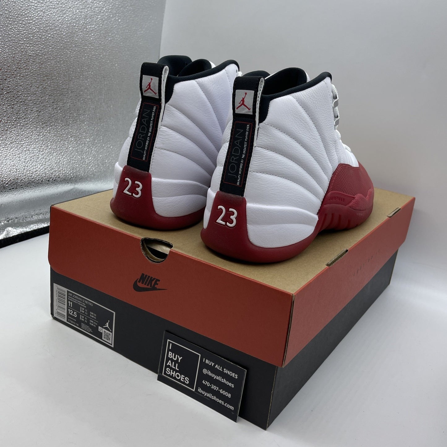 Size 11 - Air Jordan 12 Retro 2023 Mid Cherry Leather (CT8013-116)