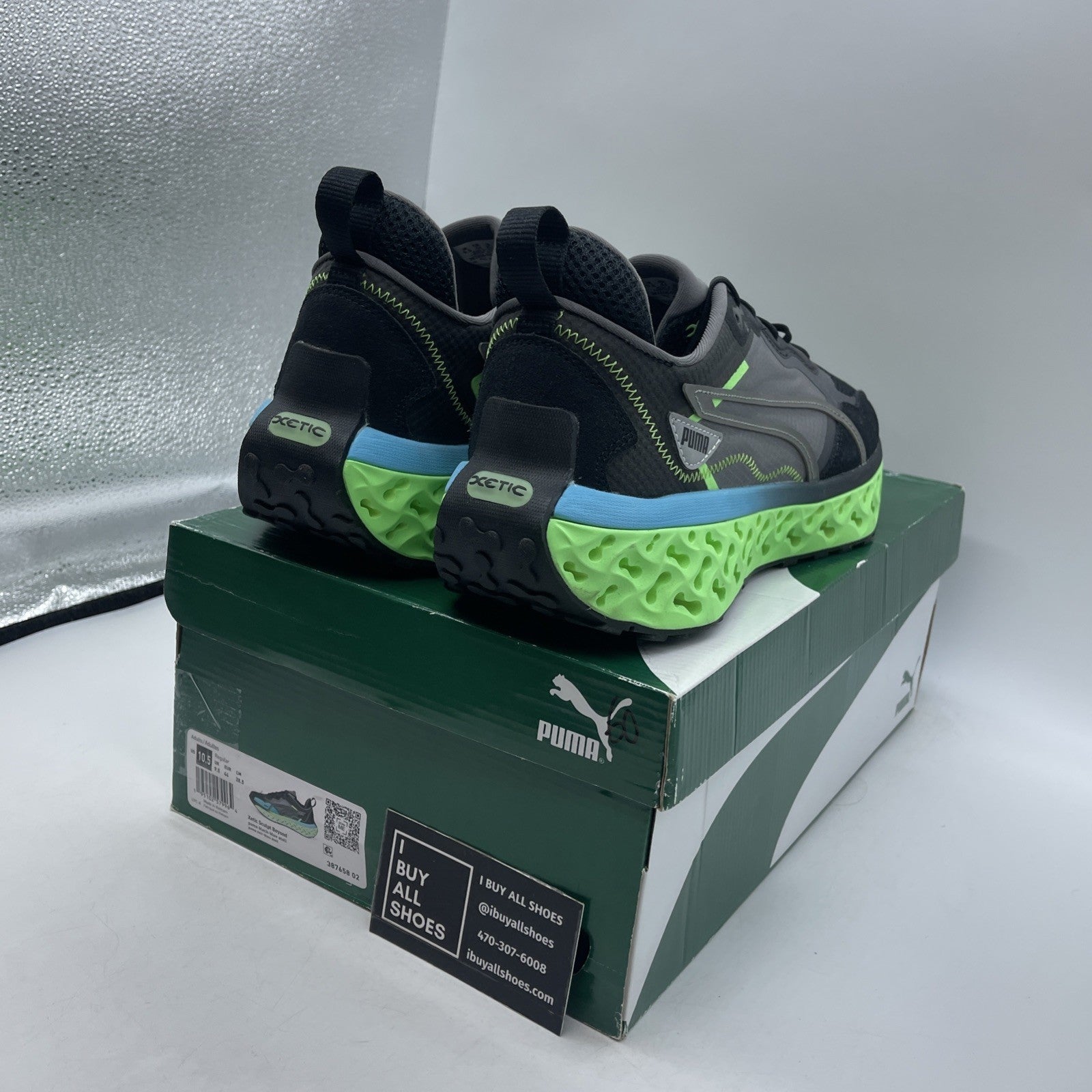 Size 10.5 - Puma XETIC Sculpt Beyond Black (387658-02)