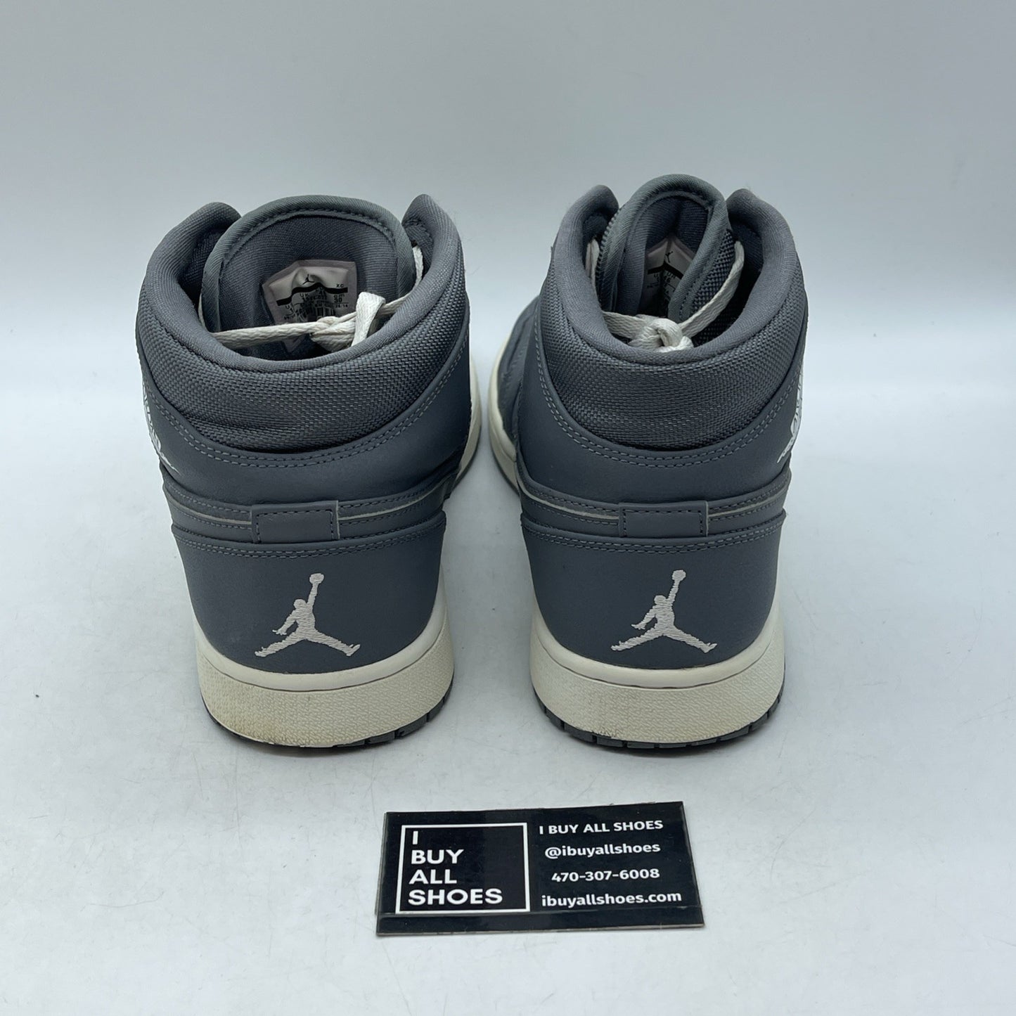 Size 12 - Air Jordan 1 Retro Mid Cool Grey (554724-022)