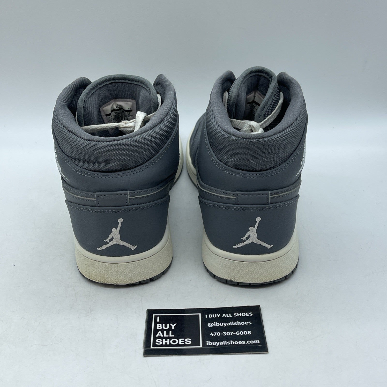 Size 12 - Air Jordan 1 Retro Mid Cool Grey (554724-022)