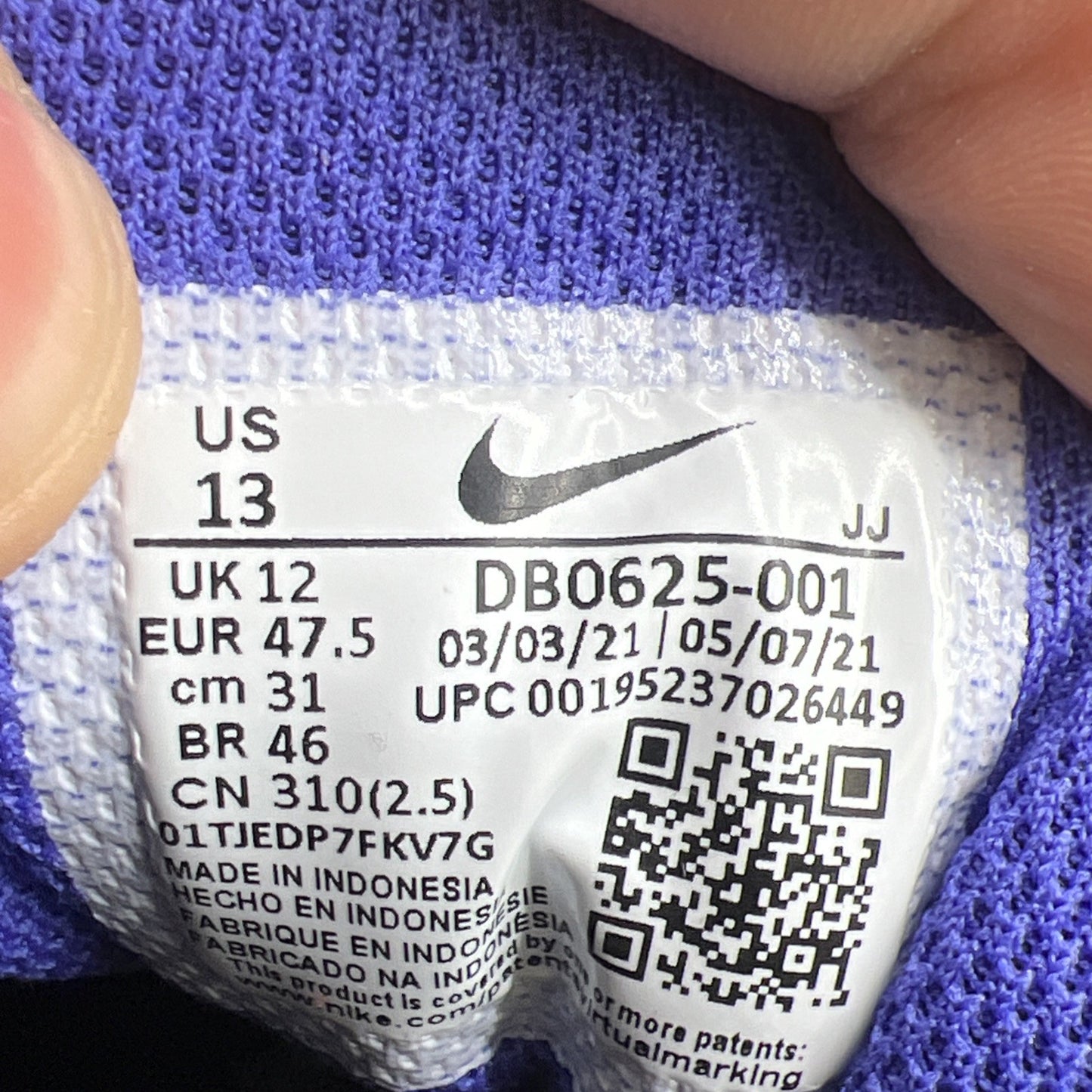 Size 13 - Nike Air Max 90 Persian Violet (DB0625-001)