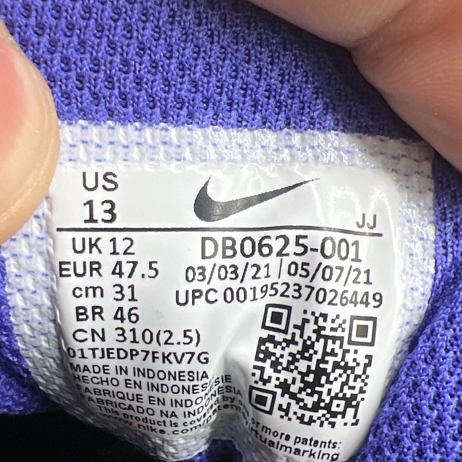 Size 13 - Nike Air Max 90 Persian Violet (DB0625-001)