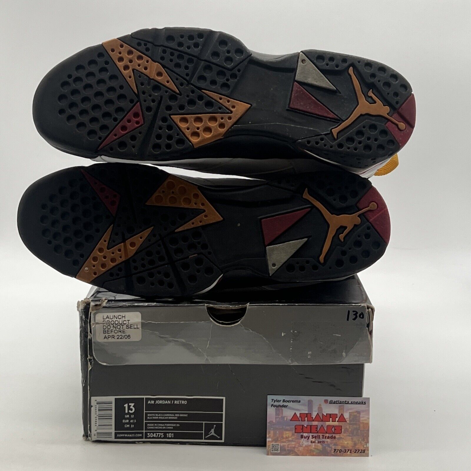Size 13 - Air Jordan 7 Retro 2006 Cardinal (304775-101)