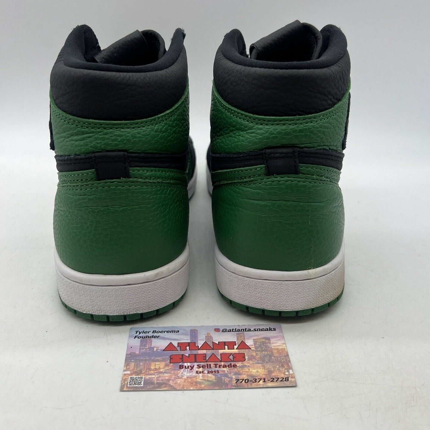 Size 11.5 - Jordan 1 Retro OG High Pine Green 2.0 White Green Leather 555088-030