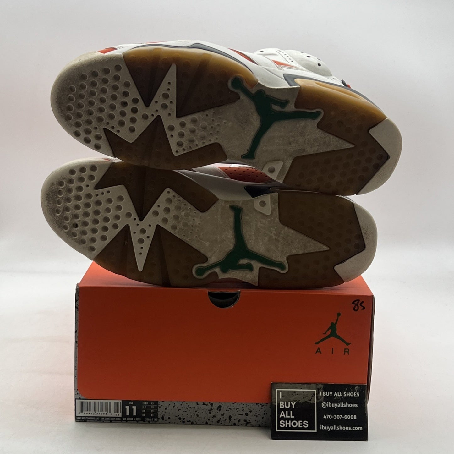 Size 11 - Air Jordan 6 Retro Gatorade (384664-145)