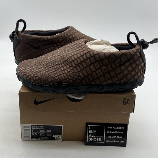 Size 7 - Nike ACG Moc Premium Cacao Wow Croc (FV4571-200)