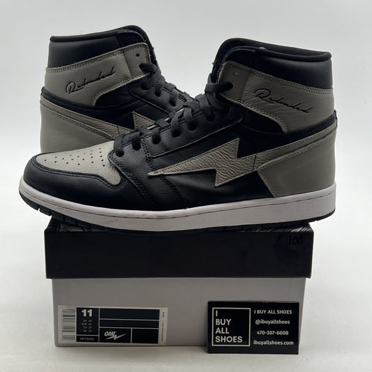 Size 11 - Kool Kiy Reeves Shadow Black and Gray Thunder Bolt