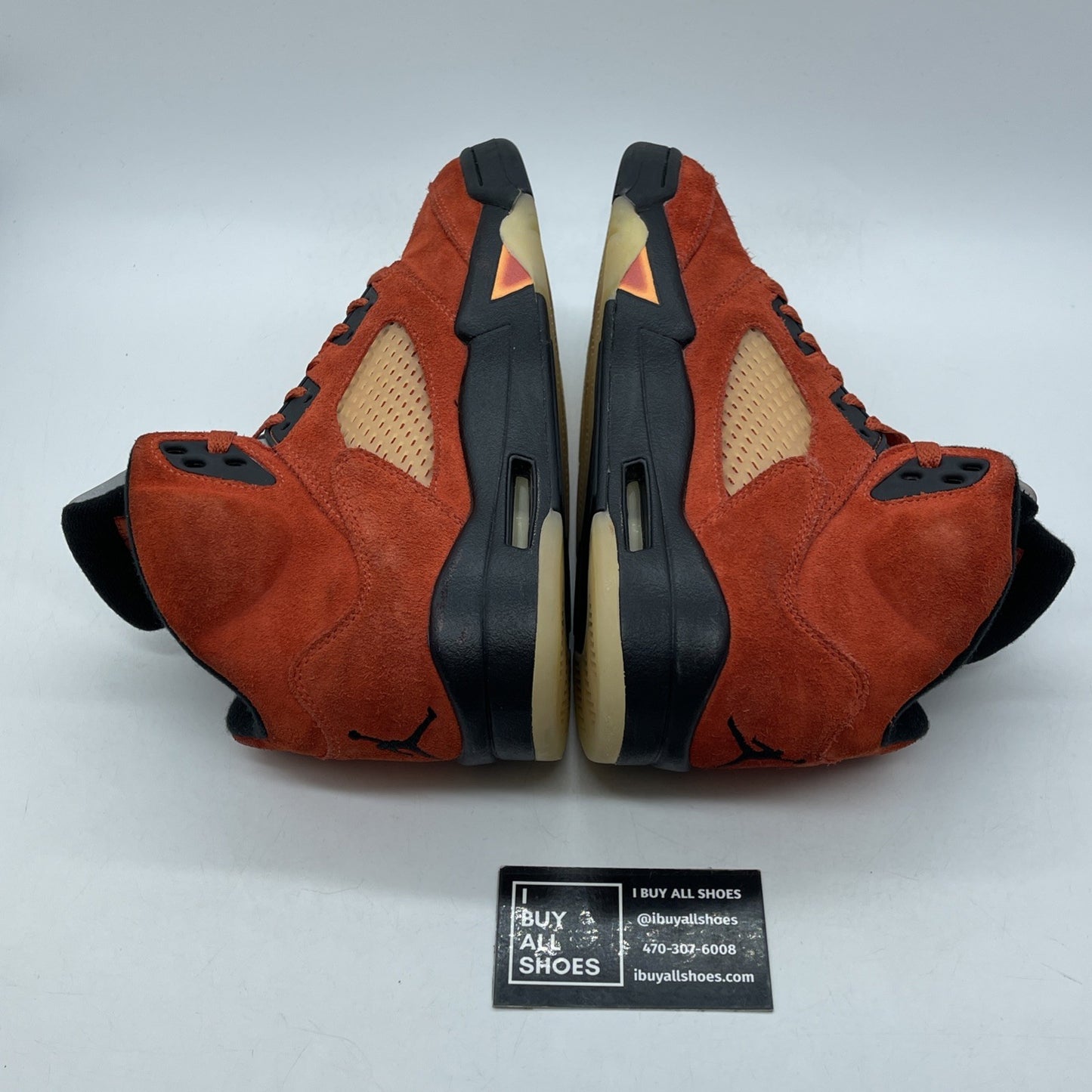 Size 9W - Air Jordan 5 Retro Dunk on Mars Red Black Suede (DD9336-800)